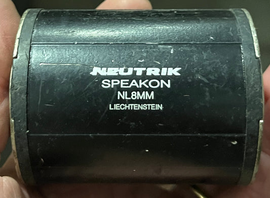 Neutrik NL8MM Turnaround Barrel Joiner Coupler, Neutrik speakON Turnaround Barrel Coupler, Speakon Copuler, Speakon Joiner, We Sell Professional Audio Equipment. Audio Systems, Amplifiers, Consoles, Mixers, Electronics, Entertainment, Live Sound