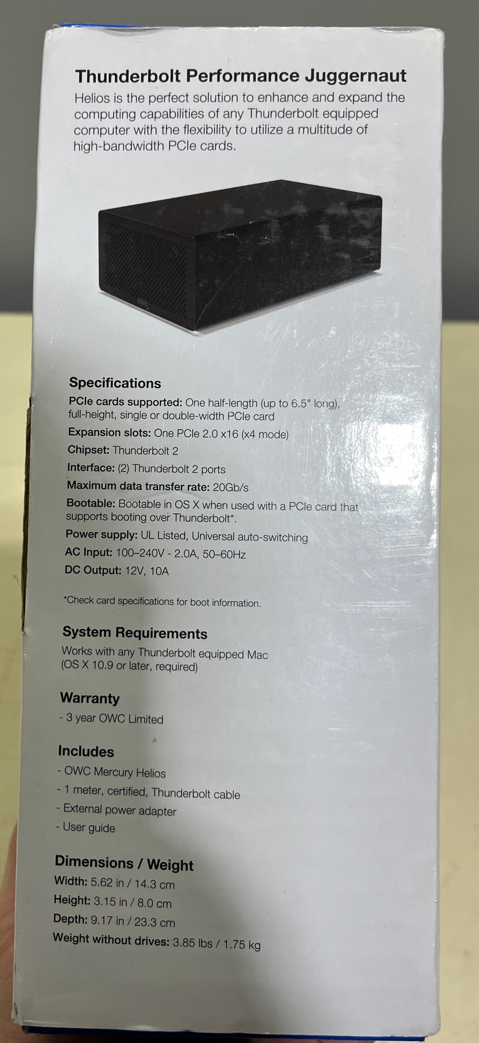 OWC Mercury Helios Thunderbolt 2 PCIe Expansion Chassis, OWC Mercury Helios Thunderbolt 2, OWC PCle Expansion Chassis, OWC External PCle Chassis, OWC Thunderbolt 2. We Sell Professional Audio Equipment. Audio Systems, Amplifiers, Consoles, Mixers, Electronics, Entertainment, Live Sound.