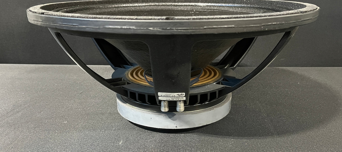 B&C 18PZB100 18” 1400W Woofer, B&C Speakers 18PZB100, B&C 18” Woofer, Clair Brothers ST-1062-8, 18PZB100 Woofer. We Sell Professional Audio Equipment. Audio Systems, Amplifiers, Consoles, Mixers, Electronics, Entertainment, Live Sound.