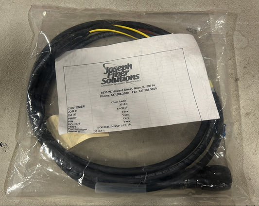OpticalCon to Dual LC Single Mode Fiber Optic Patch Cable, OpticalCon DUO Fiber Optic Patch Cable, Joseph Fiber Solutions Tactical Patch Cable, 10 ft opticalcon Duo to two LC single Mode Fiber Cable,  We Sell Professional Audio Equipment. Audio Systems, Amplifiers, Consoles, Mixers, Electronics, Entertainment, Live Sound
