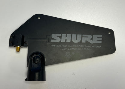 Shure PA805DB-RSMA Dual Band Directional Antenna, Shure PA805DB-RSMA Antenna, Shure Dual Band Directional Antenna, Shure PA805DB, Shure Antenna. We Sell Professional Audio Equipment. Audio Systems, Amplifiers, Consoles, Mixers, Electronics, Entertainment, Live Sound. 