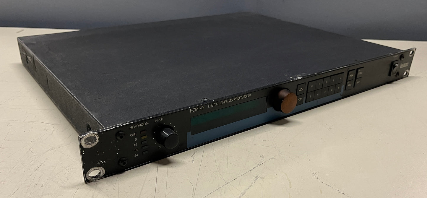 Lexicon PCM 70 Digital Effects Processor, Lexicon PCM 70, PCM 70 Effects Processor, Lexicon Effects Processor, PCM 70 Digital Effects Processor. We Sell Professional Audio Equipment. Audio Systems, Amplifiers, Consoles, Mixers, Electronics, Entertainment, Live Sound.