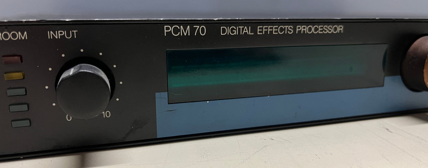 Lexicon PCM 70 Digital Effects Processor, Lexicon PCM 70, PCM 70 Effects Processor, Lexicon Effects Processor, PCM 70 Digital Effects Processor. We Sell Professional Audio Equipment. Audio Systems, Amplifiers, Consoles, Mixers, Electronics, Entertainment, Live Sound.