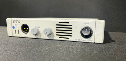 Telex/RTS PS-20 Power Supply, Telex/RTS PS-20, Telex PS20, PS20 Power Supply, Telex Power Supply. We Sell Professional Audio Equipment. Audio Systems, Amplifiers, Consoles, Mixers, Electronics, Entertainment, Live Sound.
