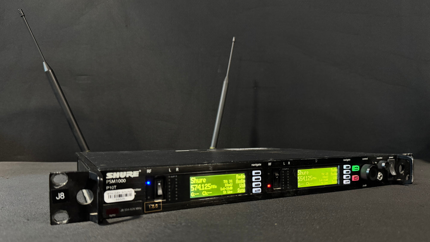 Shure PSM1000 J8 554-626 MHz Range, Shure PSM1000 IEM with P10R Bodypacks, Shure PSM1000 IEM Package, Shure P10R Bodypacks, Shure IEM G10 Range. Shure IEM G10 Range. We Sell Professional Audio Equipment. Audio Systems, Amplifiers, Consoles, Mixers, Electronics, Entertainment, Live Sound.