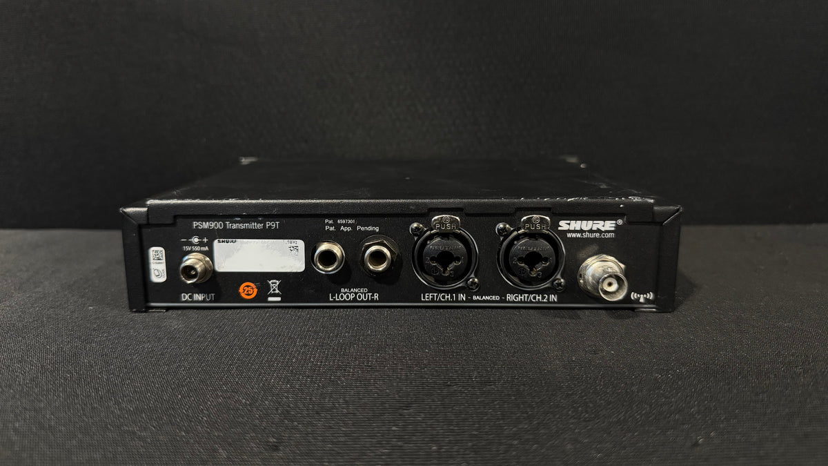 Shure PSM900 G6 P9RA+ Package Back