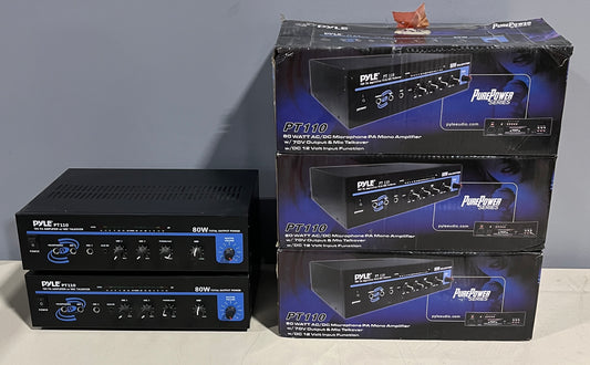 Pyle PT110 80W AC/DC Microphone PA Mono Amplifier w/ USB/SD/Bluetooth, Pyle PT110, Microphone PA Amplifier, Mono PA Microphone Amp, Pyle PT110 Amp. We Sell Professional Audio Equipment. Audio Systems, Amplifiers, Consoles, Mixers, Electronics, Entertainment, Live Sound.