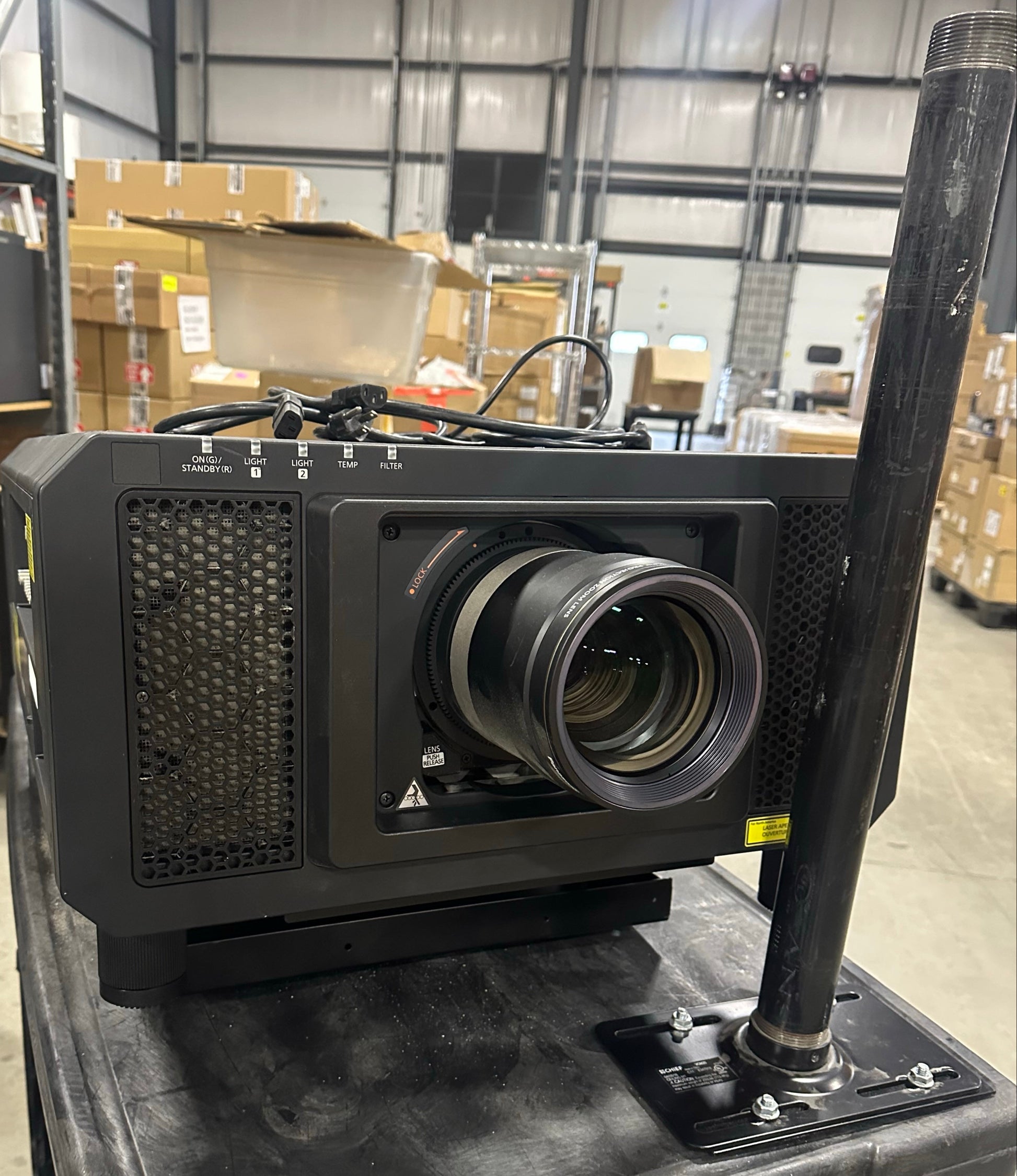 Panasonic PZ12K WUGXGA Laser Projector, Panasonic 12000 Lumens Laser Projector, Panasonic ET-D75LE20 Zoom Lens, We Sell Professional Audio Equipment. Audio Systems, Amplifiers, Consoles, Mixers, Electronics, Entertainment, Live Sound