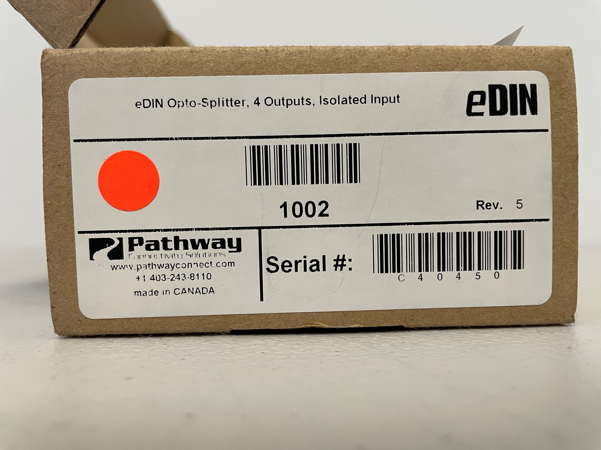 New Pathway Connectivity 1002 eDIN 4-Way Opto-Splitter for Sale. We Sell Professional Audio Equipment. Audio Systems, Amplifiers, Consoles, Mixers, Electronics, Entertainment and Live Sound.