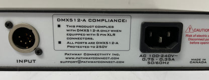 Pathway DMX Repeater 6 Port Splitter, Pathway DMX512-A Splitter, Pathway 6 Port DMX512-A, We Sell Professional Audio Equipment. Audio Systems, Amplifiers, Consoles, Mixers, Electronics, Entertainment, Live Sound