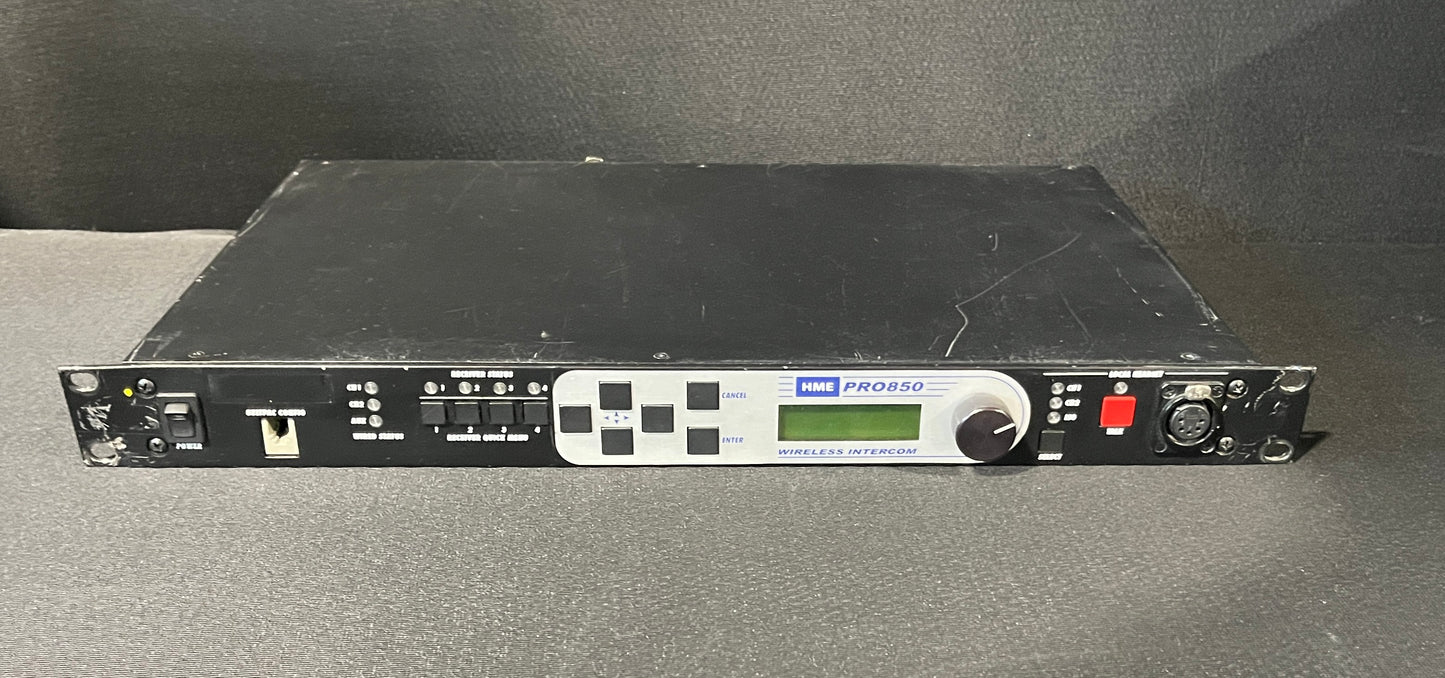 HME Pro850 Wireless Intercom, HME Pro850, HME Wireless Intercom, Pro850 Intercom, HME Intercom Pro850. We Sell Professional Audio Equipment. Audio Systems, Amplifiers, Consoles, Mixers, Electronics, Entertainment, Live Sound.
