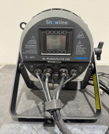 Vari-Lite Showline SL Punchlite 220 Static Wash Light, Vari-Lite Punchlite 220, Vari-Lite Showline SL Punchlite 220, Vari-Lite Wash Light, Punchlite 220 Wash Light. We Sell Professional Lighting Equipment. Lighting Systems, Fixtures, Consoles, Dimmers, Control Systems, Electronics, Entertainment, Live Lighting.