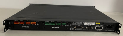 QSC Q-SYS I/O Frame, QSC I/O Frame Type 2, QSC Q-SYS I/O Frame Cards, Q-SYS CIML4 Card, Q-SYS COL4 Card, We Sell Professional Audio Equipment. Audio Systems, Amplifiers, Consoles, Mixers, Electronics, Entertainment, Live Sound