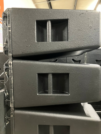 QSC Wideline WL2102 Line Array Enclosure, QSC Dual 10" Speaker, QSC Wideline Speaker, QSC ACE WL2102 Line Array Enclosure, Affordable Used Line Array Boxes, QSC Line Array Speakers, We Sell Professional Audio Equipment. Audio Systems, Amplifiers, Consoles, Mixers, Electronics, Entertainment, Live Sound