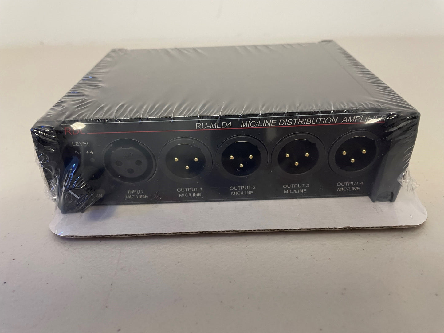 RDL RU-MLD4 1x4 MicLine Distribution Amplifier