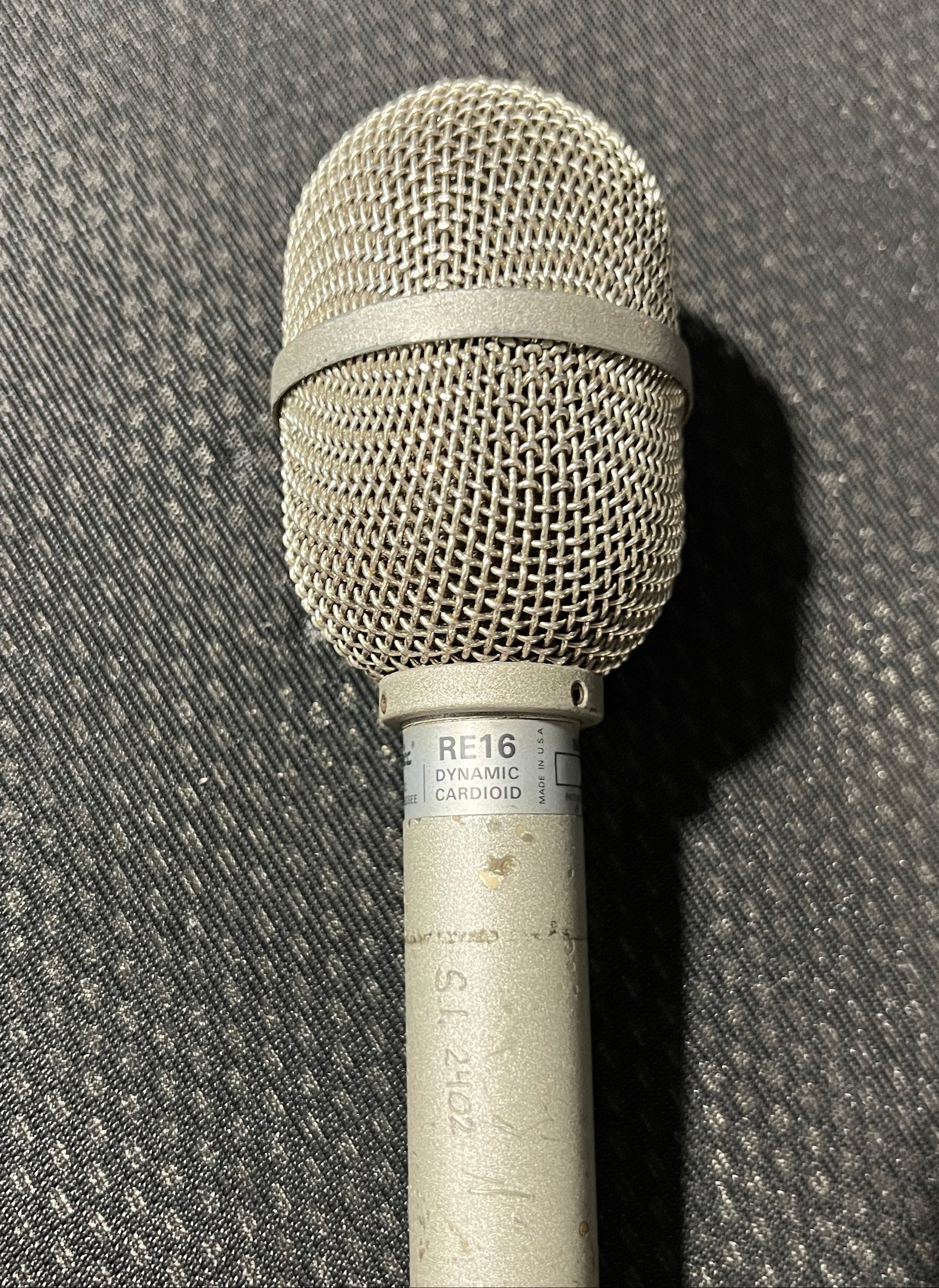 Electro-Voice RE-16 Dynamic Supercardioid Microphone, Electro-Voice RE-16, EV RE-16, Vintage EV Microphones, Electro-Voice Dynamic Mic. We Sell Professional Audio Equipment. Audio Systems, Amplifiers, Consoles, Mixers, Electronics, Entertainment, Live Sound.