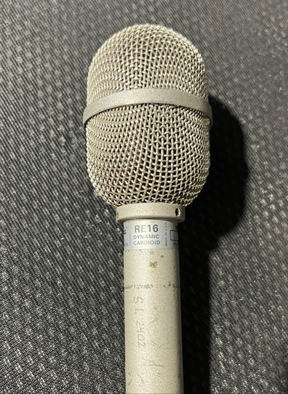 Electro-Voice RE-16 Dynamic Supercardioid Microphone, Electro-Voice RE-16, EV RE-16, Vintage EV Microphones, Electro-Voice Dynamic Mic. We Sell Professional Audio Equipment. Audio Systems, Amplifiers, Consoles, Mixers, Electronics, Entertainment, Live Sound.