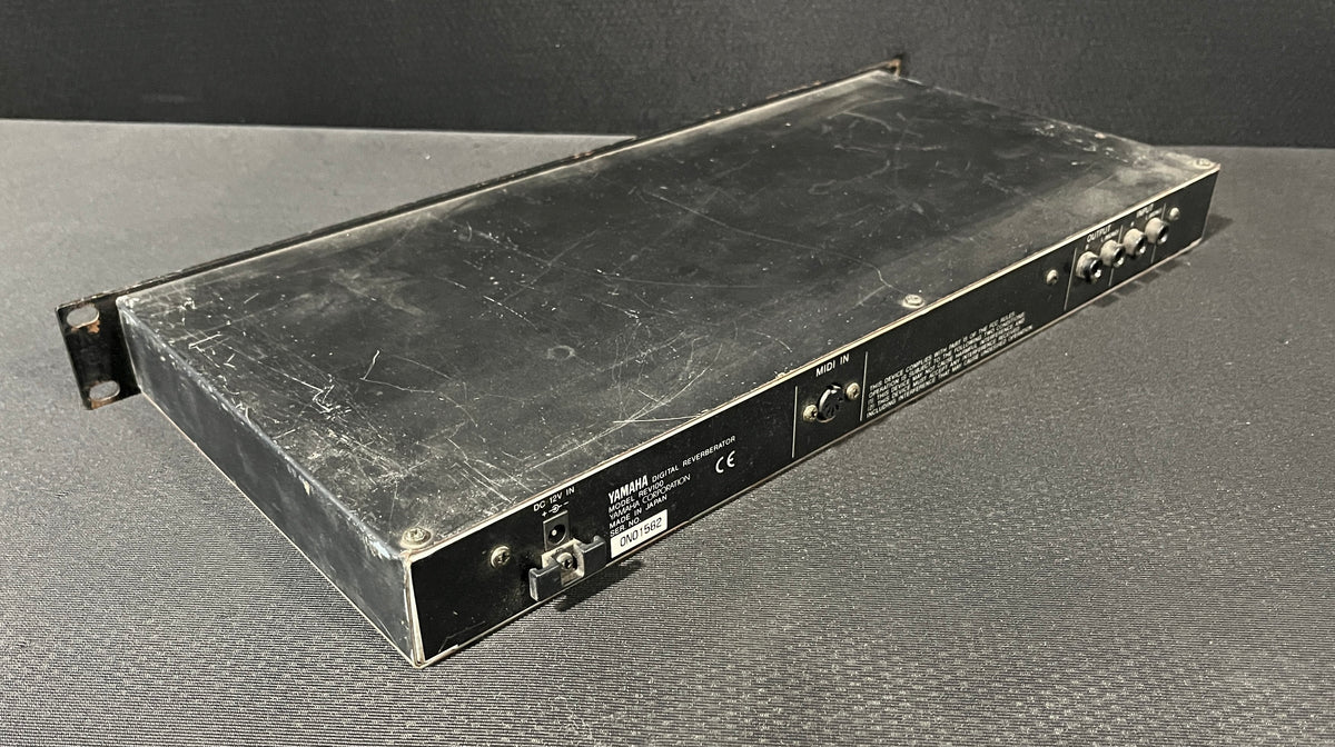 Yamaha REV100 Digital Reverberator, Yamaha REV100, REV100, REV100 Reverb, Yamaha Rack Effects. We Sell Professional Audio Equipment. Audio Systems, Amplifiers, Consoles, Mixers, Electronics, Entertainment, Live Sound.