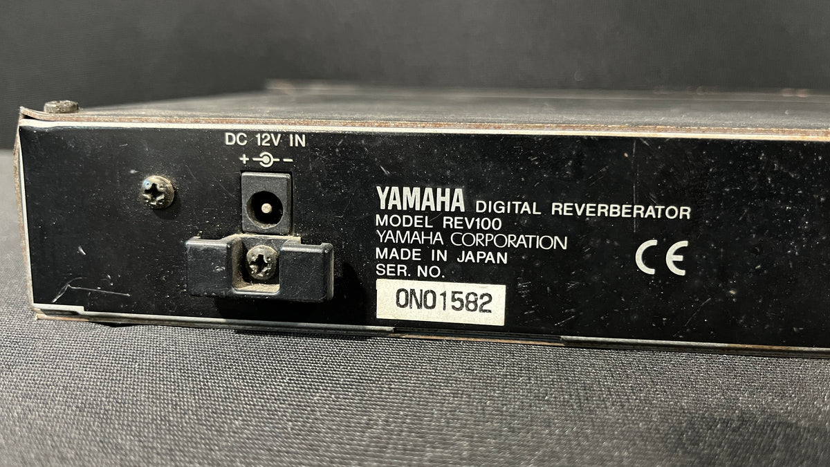 Yamaha REV100 Digital Reverberator, Yamaha REV100, REV100, REV100 Reverb, Yamaha Rack Effects. We Sell Professional Audio Equipment. Audio Systems, Amplifiers, Consoles, Mixers, Electronics, Entertainment, Live Sound.