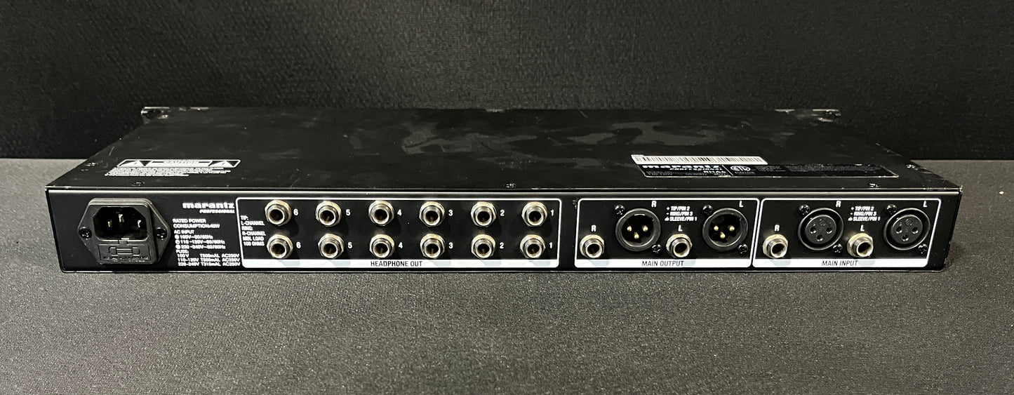 Marantz RHA6 6 Channel Headphone Amplifier, Marantz RHA6, Marantz Headphone Amplifier, RHA6 6 Channel Headphone Amplifier, 6 Channel Headphone Amp. We Sell Professional Audio Equipment. Audio Systems, Amplifiers, Consoles, Mixers, Electronics, Entertainment, Live Sound.