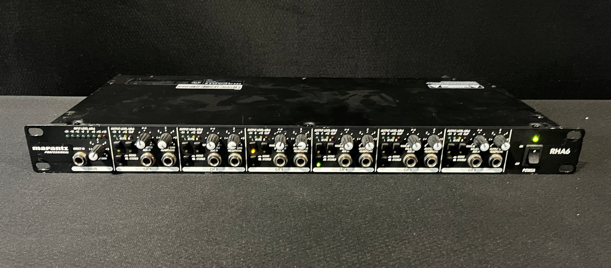Marantz RHA6 6 Channel Headphone Amplifier, Marantz RHA6, Marantz Headphone Amplifier, RHA6 6 Channel Headphone Amplifier, 6 Channel Headphone Amp. We Sell Professional Audio Equipment. Audio Systems, Amplifiers, Consoles, Mixers, Electronics, Entertainment, Live Sound.