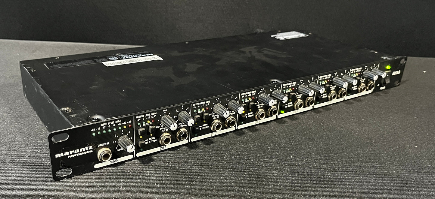 Marantz RHA6 6 Channel Headphone Amplifier, Marantz RHA6, Marantz Headphone Amplifier, RHA6 6 Channel Headphone Amplifier, 6 Channel Headphone Amp. We Sell Professional Audio Equipment. Audio Systems, Amplifiers, Consoles, Mixers, Electronics, Entertainment, Live Sound.