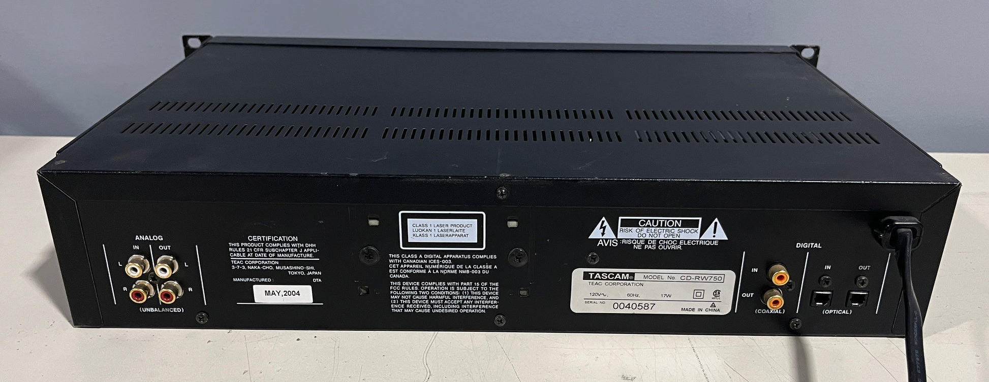 Tascam CD-RW750 Professional Audio CD Recorder, Tascam CD-RW750, TASCAM CD-RW750, Tascam CD Recorder, CD-RW750 Recorder. We Sell Professional Audio Equipment. Audio Systems, Amplifiers, Consoles, Mixers, Electronics, Entertainment, Live Sound.