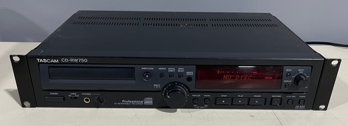 Tascam CD-RW750 Professional Audio CD Recorder, Tascam CD-RW750, TASCAM CD-RW750, Tascam CD Recorder, CD-RW750 Recorder. We Sell Professional Audio Equipment. Audio Systems, Amplifiers, Consoles, Mixers, Electronics, Entertainment, Live Sound.