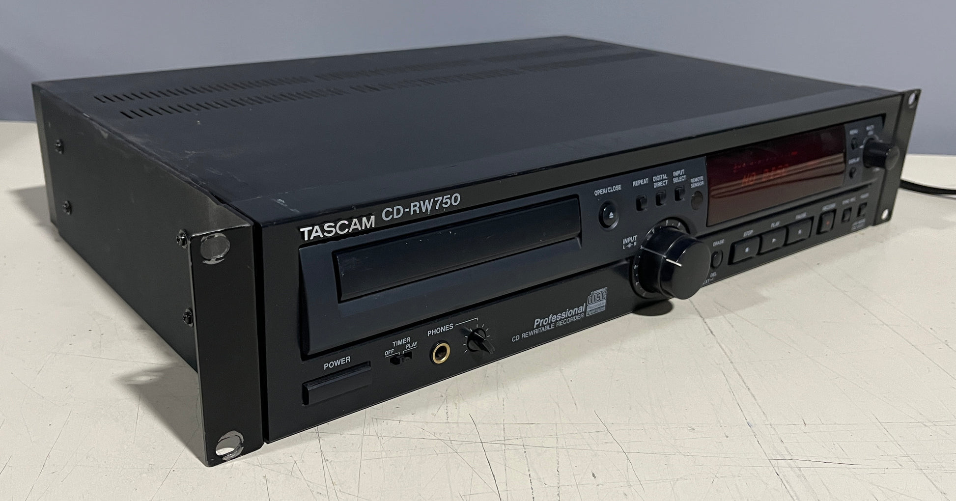 Tascam CD-RW750 Professional Audio CD Recorder, Tascam CD-RW750, TASCAM CD-RW750, Tascam CD Recorder, CD-RW750 Recorder. We Sell Professional Audio Equipment. Audio Systems, Amplifiers, Consoles, Mixers, Electronics, Entertainment, Live Sound.