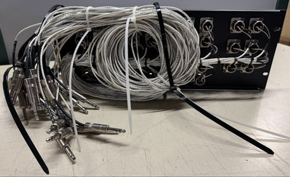 Radial Engineering 16 Input I/O Panel for Venue FOH Rack, Radial Engineering I/O Panel, 16 Input/Output Panel, Radial Engineering Patchbay, Radial Engineering Panel. We Sell Professional Audio Equipment. Audio Systems, Amplifiers, Consoles, Mixers, Electronics, Entertainment, Live Sound.