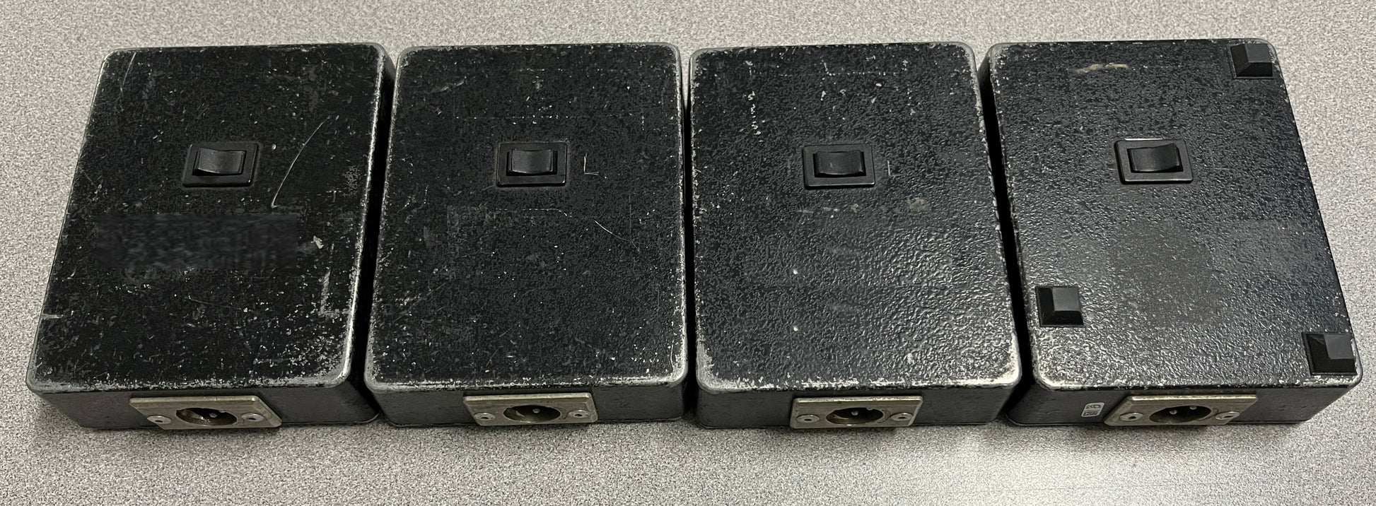 Rapco DB100 Passive Direct Box, Rapco DB100, Passive Direct Box Lot of 4, DB100 DI Box, Rapco DI Box Lot of Four, We Sell Professional Audio Equipment. Audio Systems, Amplifiers, Consoles, Mixers, Electronics, Entertainment, Live Sound