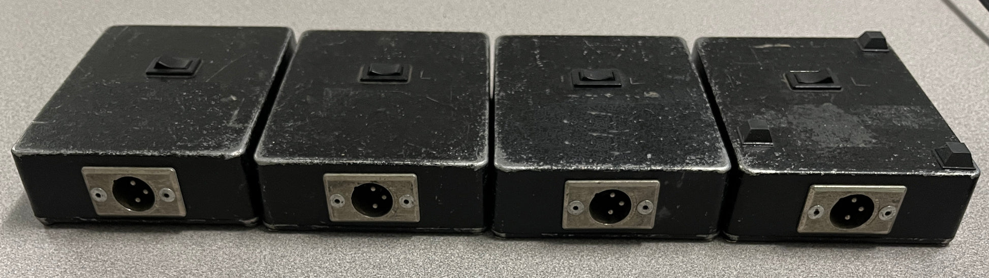 Rapco DB100 Passive Direct Box, Rapco DB100, Passive Direct Box Lot of 4, DB100 DI Box, Rapco DI Box Lot of Four, We Sell Professional Audio Equipment. Audio Systems, Amplifiers, Consoles, Mixers, Electronics, Entertainment, Live Sound