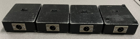 Rapco DB100 Passive Direct Box, Rapco DB100, Passive Direct Box Lot of 4, DB100 DI Box, Rapco DI Box Lot of Four, We Sell Professional Audio Equipment. Audio Systems, Amplifiers, Consoles, Mixers, Electronics, Entertainment, Live Sound