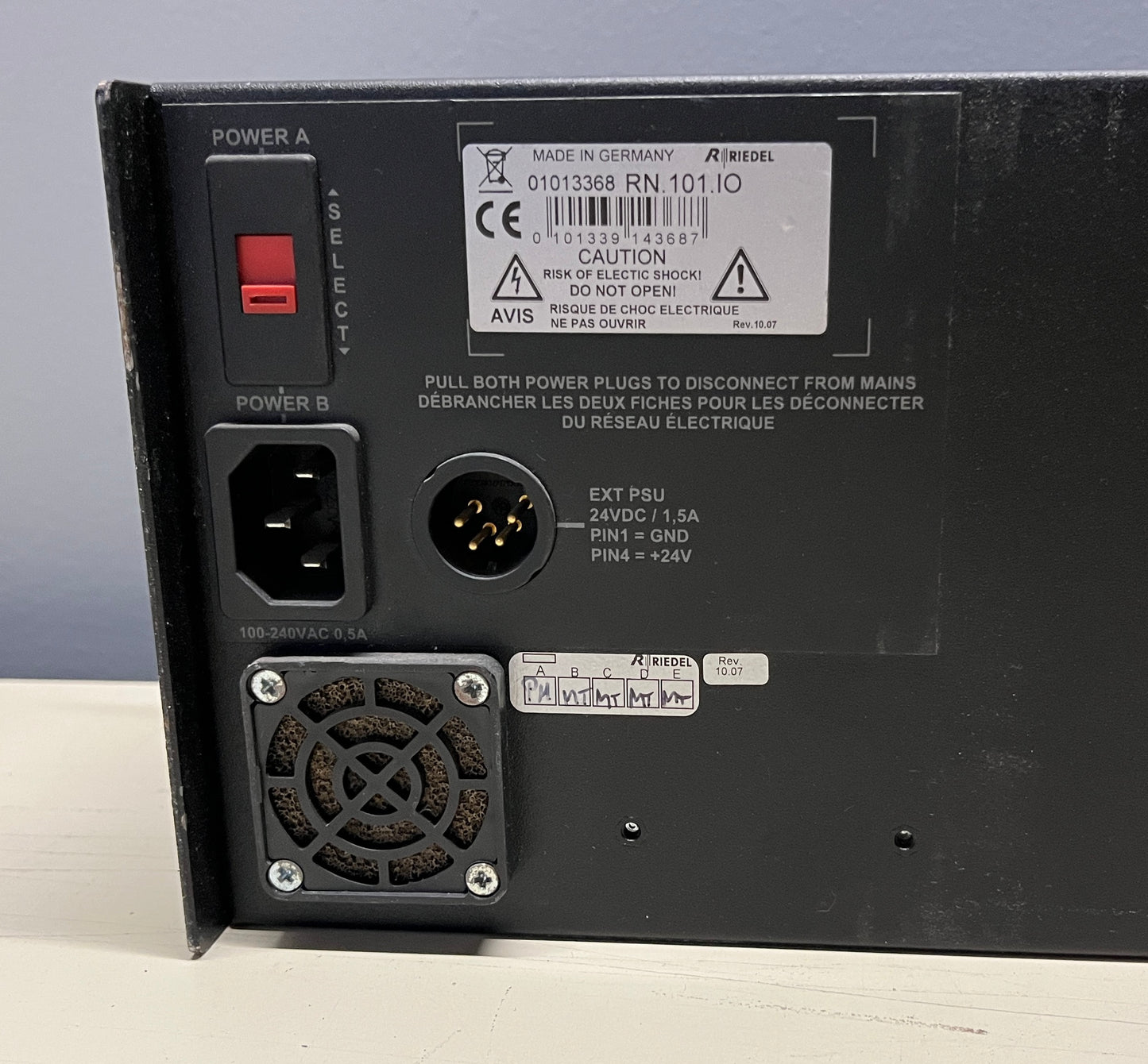 Riedel RockNet 100 RN.101.IO Patchbay, Riedel RockNet Patchbay, Riedel RockNet 100, Riedel Patchbay, 16 Input Patchbay. We Sell Professional Audio Equipment. Audio Systems, Amplifiers, Consoles, Mixers, Electronics, Entertainment, Live Sound.