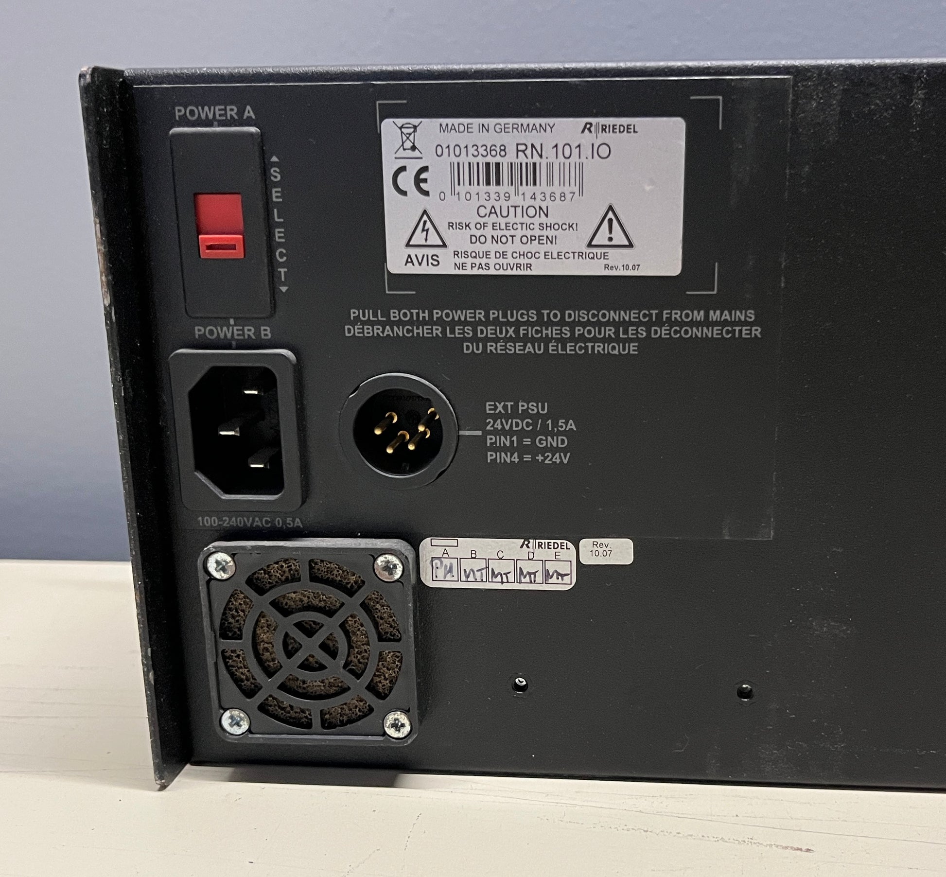 Riedel RockNet 100 RN.101.IO Patchbay, Riedel RockNet Patchbay, Riedel RockNet 100, Riedel Patchbay, 16 Input Patchbay. We Sell Professional Audio Equipment. Audio Systems, Amplifiers, Consoles, Mixers, Electronics, Entertainment, Live Sound.