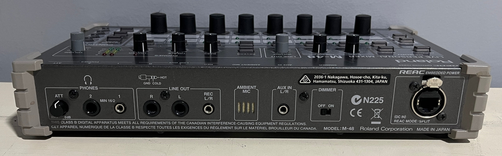 Roland M-48 Live Personal Mixer, Roland M-48, Roland Personal Mixer, M48 Mixer, Roland M48 Personal Mixer. We Sell Professional Audio Equipment. Audio Systems, Amplifiers, Consoles, Mixers, Electronics, Entertainment, Live Sound.