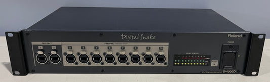 Roland Digital Snake S-4000D REAC Splitter and Power Distributor for M-48 Personal Mixers, Roland Digital Snake S-4000D REAC Splitter, S-4000D REAC Splitter and Power Distributor, S-4000D REAC, Splitter and Power Distributor for M-48 Mixer. We Sell Professional Audio Equipment. Audio Systems, Amplifiers, Consoles, Mixers, Electronics, Entertainment, Live Sound.