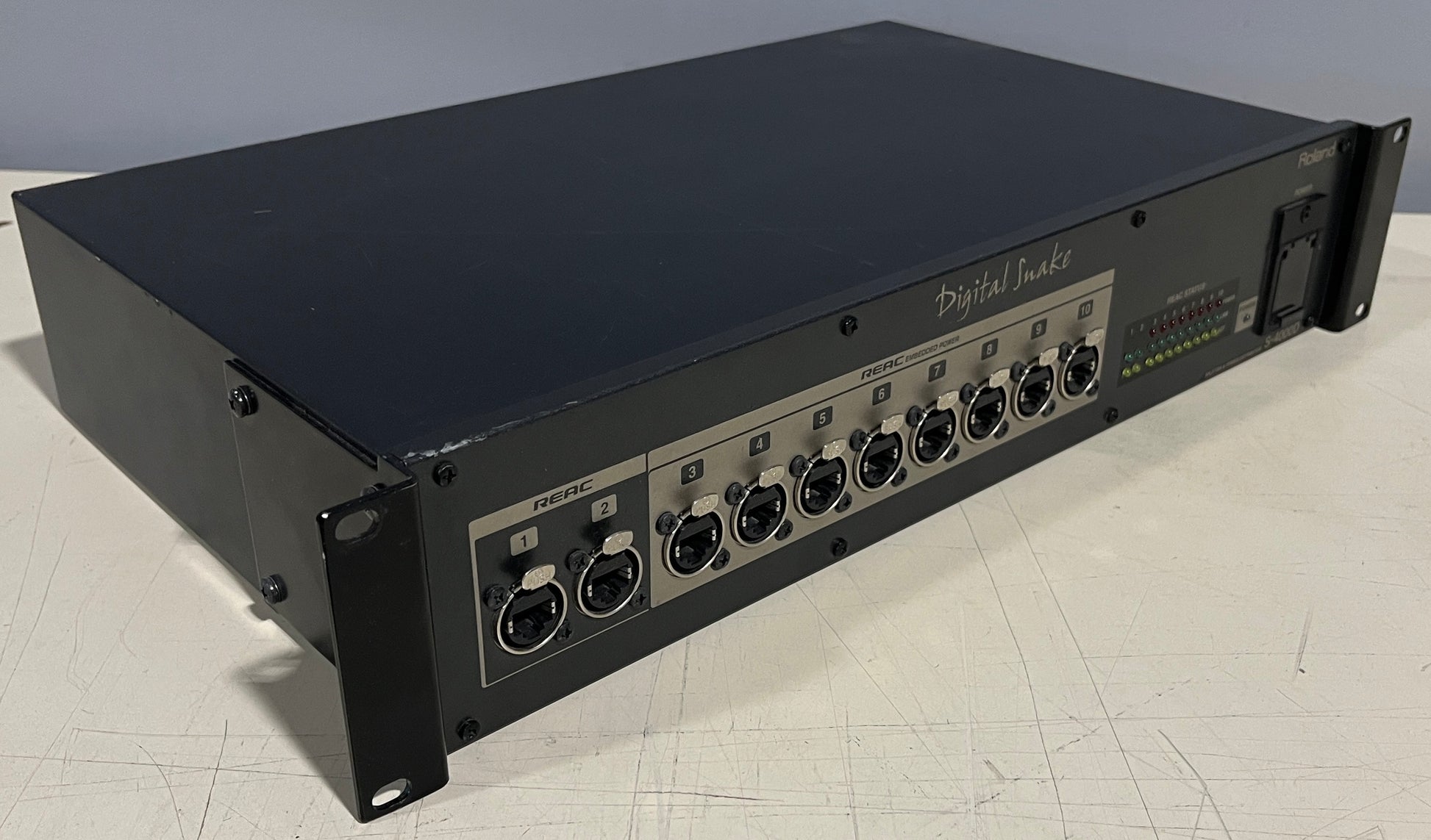 Roland Digital Snake S-4000D REAC Splitter and Power Distributor for M-48 Personal Mixers, Roland Digital Snake S-4000D REAC Splitter, S-4000D REAC Splitter and Power Distributor, S-4000D REAC, Splitter and Power Distributor for M-48 Mixer. We Sell Professional Audio Equipment. Audio Systems, Amplifiers, Consoles, Mixers, Electronics, Entertainment, Live Sound.