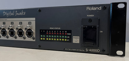 Roland Digital Snake S-4000D REAC Splitter and Power Distributor for M-48 Personal Mixers, Roland Digital Snake S-4000D REAC Splitter, S-4000D REAC Splitter and Power Distributor, S-4000D REAC, Splitter and Power Distributor for M-48 Mixer. We Sell Professional Audio Equipment. Audio Systems, Amplifiers, Consoles, Mixers, Electronics, Entertainment, Live Sound.