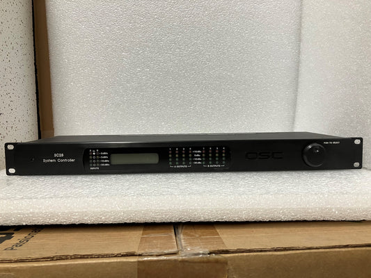 Used QSC SC28 System Controller for Sale. We Sell Professional Audio Equipment. Audio Systems, Amplifiers, Consoles, Mixers, Electronics, Entertainment, Sound, Live.