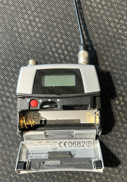 Sennheiser SK 5212-A Mikroport Bodypack Transmitter 566-602 MHz, Sennheiser SK 5212-A, Sennheiser SK 5212-A Bodypack Transmitter, Sennheiser SK 5212, Sennheiser Bodypack. We Sell Professional Audio Equipment. Audio Systems, Amplifiers, Consoles, Mixers, Electronics, Entertainment, Live Sound.