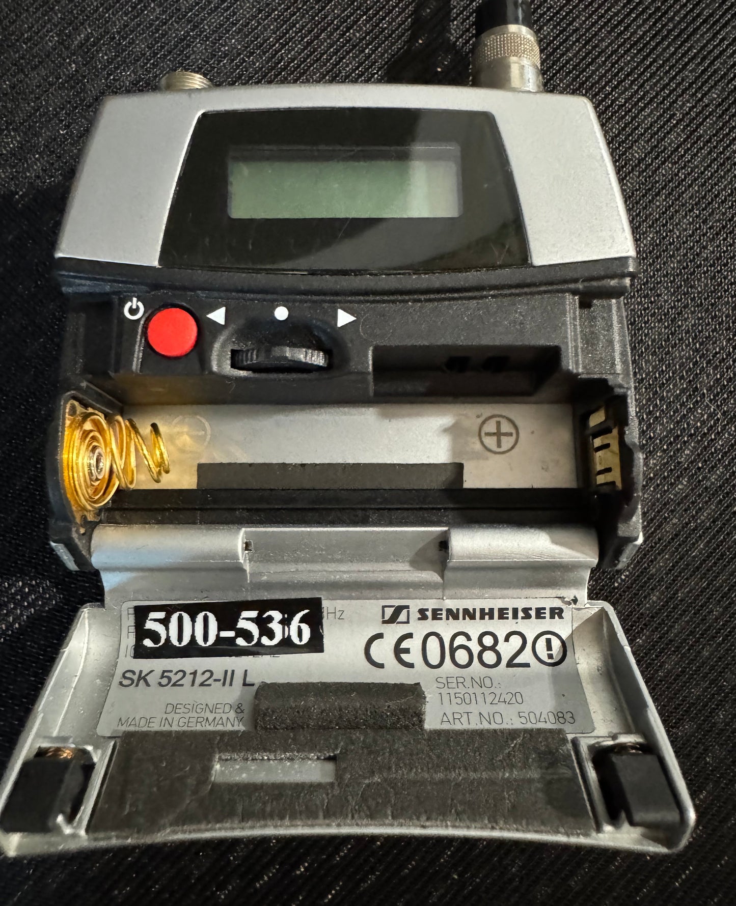 Sennheiser SK5212-II L Body Pack Transmitter 500-536 MHz, Sennheiser Body Pack Transmitter, 500-536 MHz Bodypack Transmitter, Sennheiser SK5212-II L, Sennheiser SK5212. We Sell Professional Audio Equipment. Audio Systems, Amplifiers, Consoles, Mixers, Electronics, Entertainment, Live Sound.