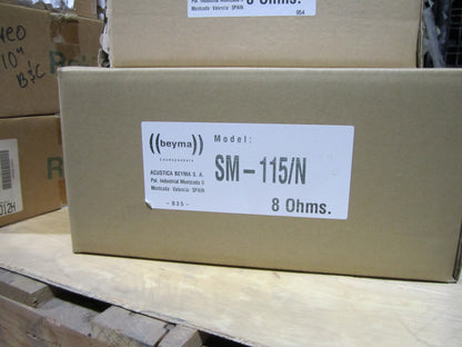Beyma SM-115/N Low Frequency Transducer, Beyma SM-115/N, Beyma Low Frequency Speaker, Beyma SM115, Beyma SM-115N. We Sell Professional Audio Equipment. Audio Systems, Amplifiers, Consoles, Mixers, Electronics, Entertainment, Live Sound.