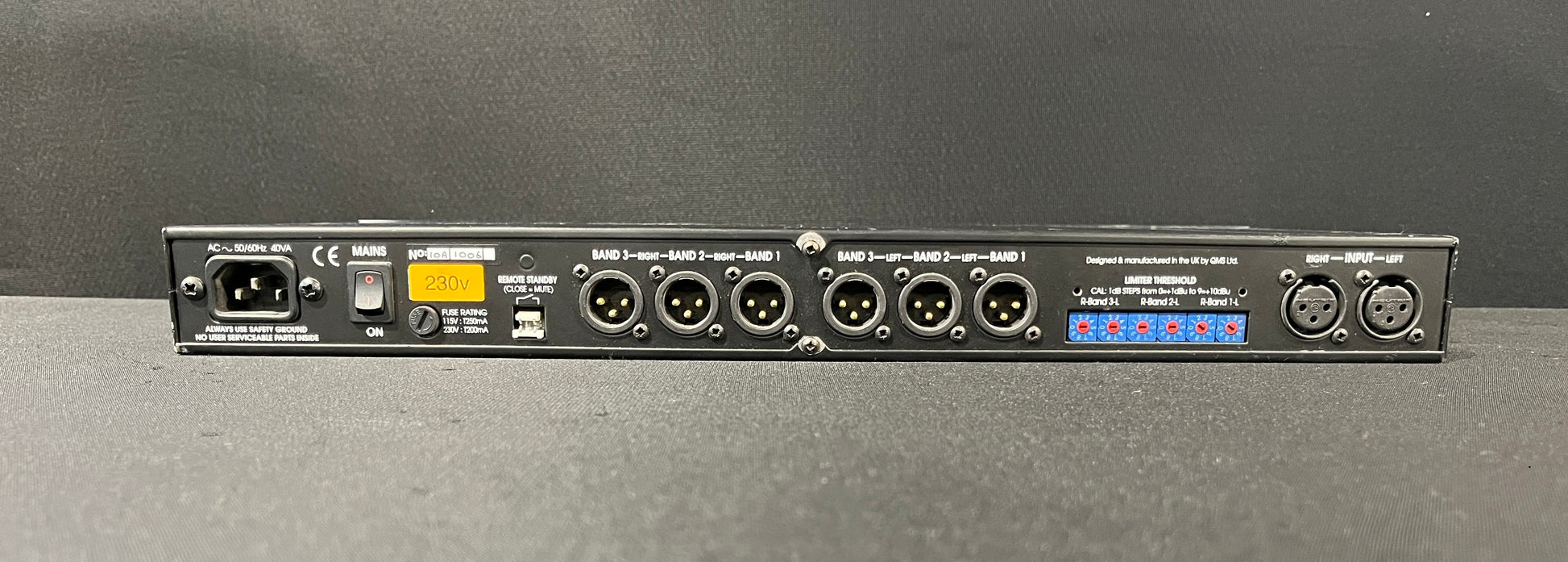 Quested SM326 System Manager, Quested SM326, Quested SM326 3-Way Stereo System Manager, Quested SM326 Crossover, SM326. We Sell Professional Audio Equipment. Audio Systems, Amplifiers, Consoles, Mixers, Electronics, Entertainment, Live Sound.
