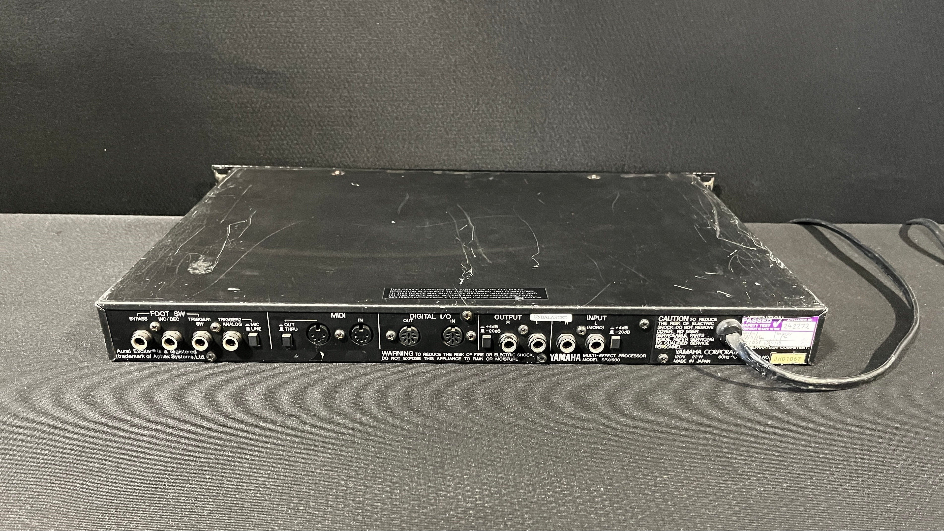 Used Yamaha SPX1000 Multi-Effect Processor – CLAIR Used Gear