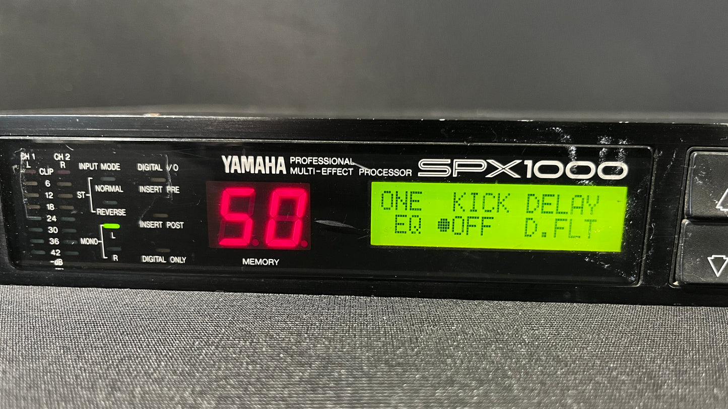 Yamaha SPX1000 Multi-Effect Processor, Yamaha SPX1000, Yamaha Effects Processor, Yamaha Rack Effects, SPX1000 Multi-Effect Processor. We Sell Professional Audio Equipment. Audio Systems, Amplifiers, Consoles, Mixers, Electronics, Entertainment, Live Sound.