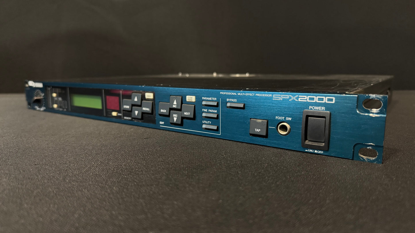 Yamaha SPX2000 Multi-Effect Processor, Yamaha SPX2000, Yamaha SPX2000 Effects Processor, Yamaha Multi-Effect Processor, SPX2000. We Sell Professional Audio Equipment. Audio Systems, Amplifiers, Consoles, Mixers, Electronics, Entertainment, Live Sound.
