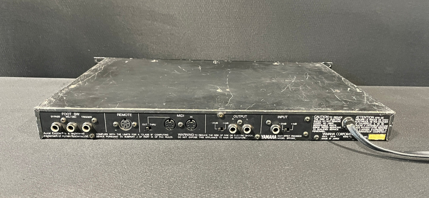 Yamaha SPX900 Multi-Effect Processor, Yamaha SPX900, SPX900 Multi-Effect Processor, Yamaha Multi-Effect Processor, Yamaha Rack Effects. We Sell Professional Audio Equipment. Audio Systems, Amplifiers, Consoles, Mixers, Electronics, Entertainment, Live Sound.
