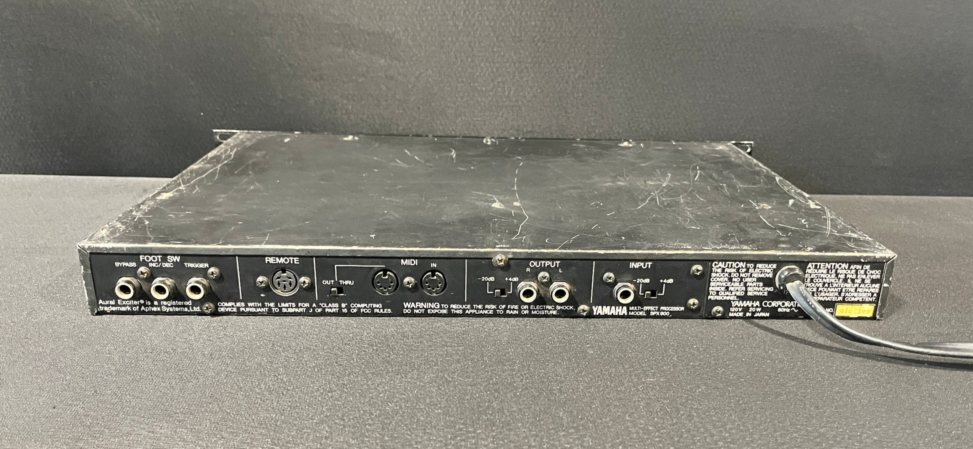 Yamaha SPX900 Multi-Effect Processor, Yamaha SPX900, SPX900 Multi-Effect Processor, Yamaha Multi-Effect Processor, Yamaha Rack Effects. We Sell Professional Audio Equipment. Audio Systems, Amplifiers, Consoles, Mixers, Electronics, Entertainment, Live Sound.
