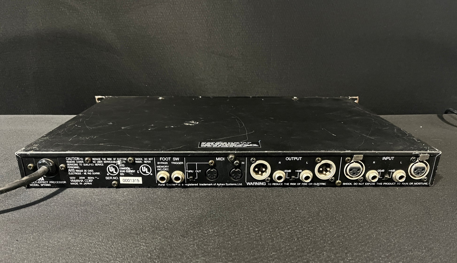 Yamaha SPX990 Professional Multi-Effect Processor, Yamaha SPX990, SPX990, Yamaha Effects Processor, Yamaha Rack Effects. We Sell Professional Audio Equipment. Audio Systems, Amplifiers, Consoles, Mixers, Electronics, Entertainment, Live Sound.
